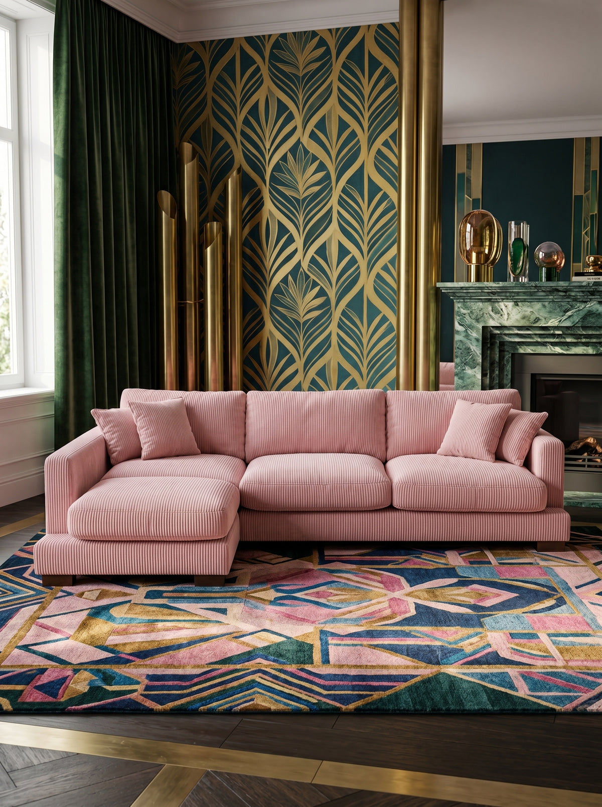 Baby Pink Cloud Chaise Lounge