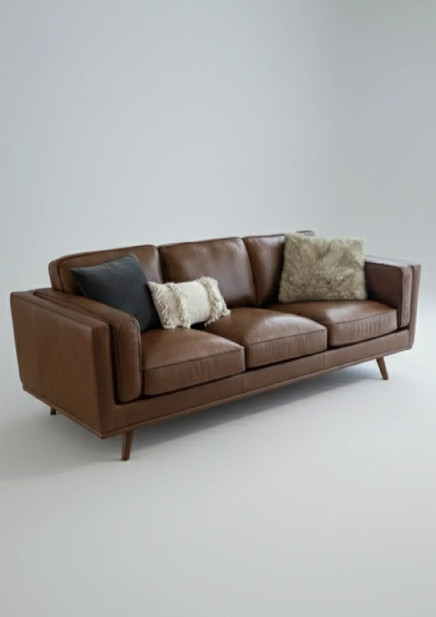 Monroe Leather Sofa - Vibe Sofas