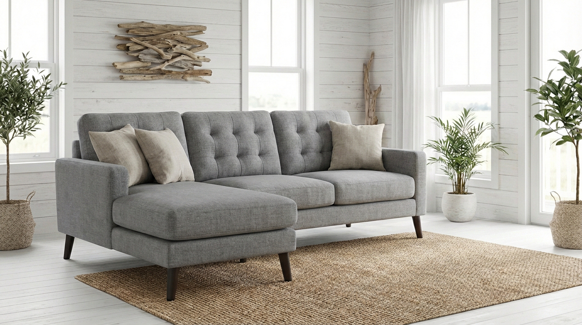 Flipper Reversible Chaise Lounge - View 3 | Vibe Sofas Australia