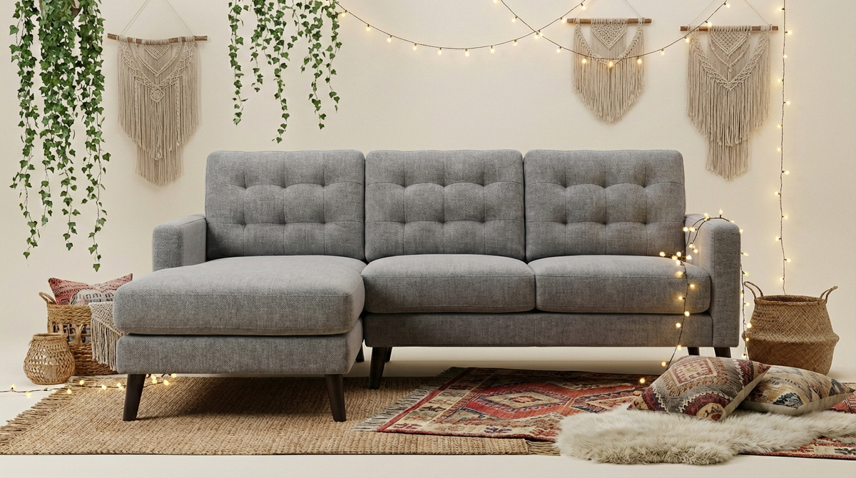 Flipper Reversible Chaise Lounge - View 4 | Vibe Sofas Australia