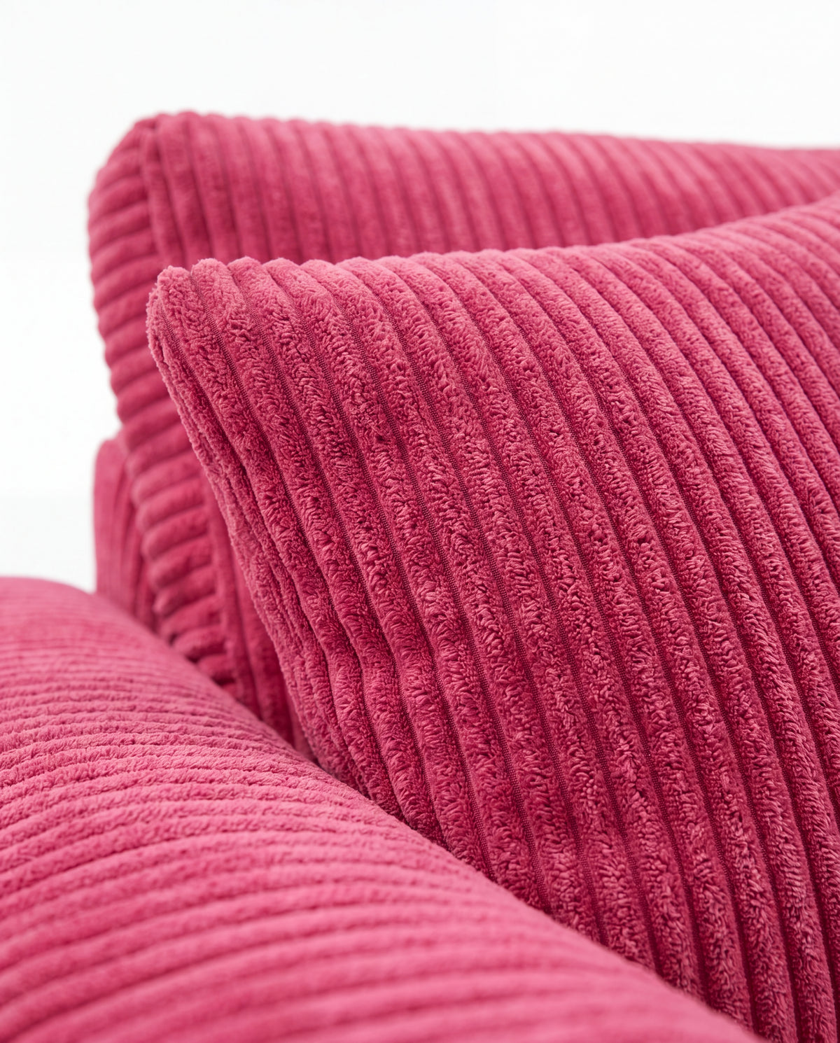 Cloud Chaise Lounge Candy Pink Corduroy - Lifestyle Setting