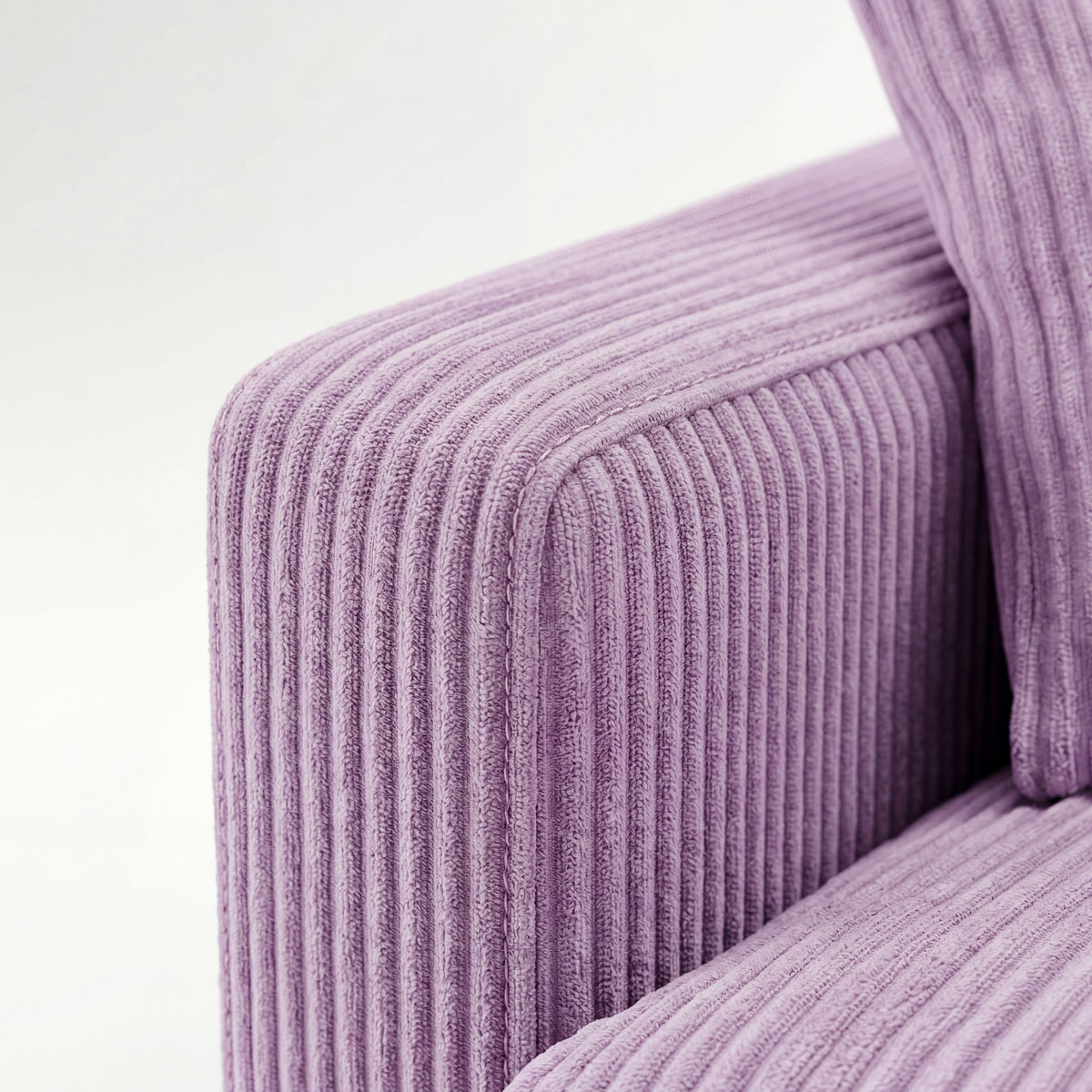 City Chaise Lounge Lilac Corduroy — Lifestyle