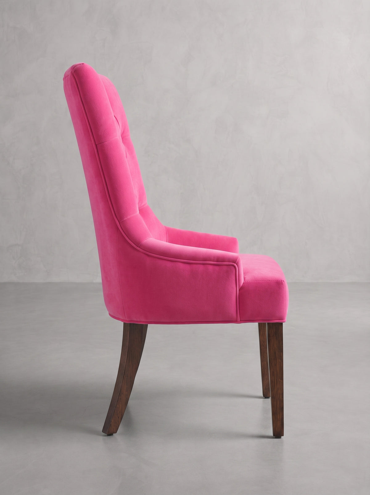 Vibe Dining Chair - Barbie Pink Velvet