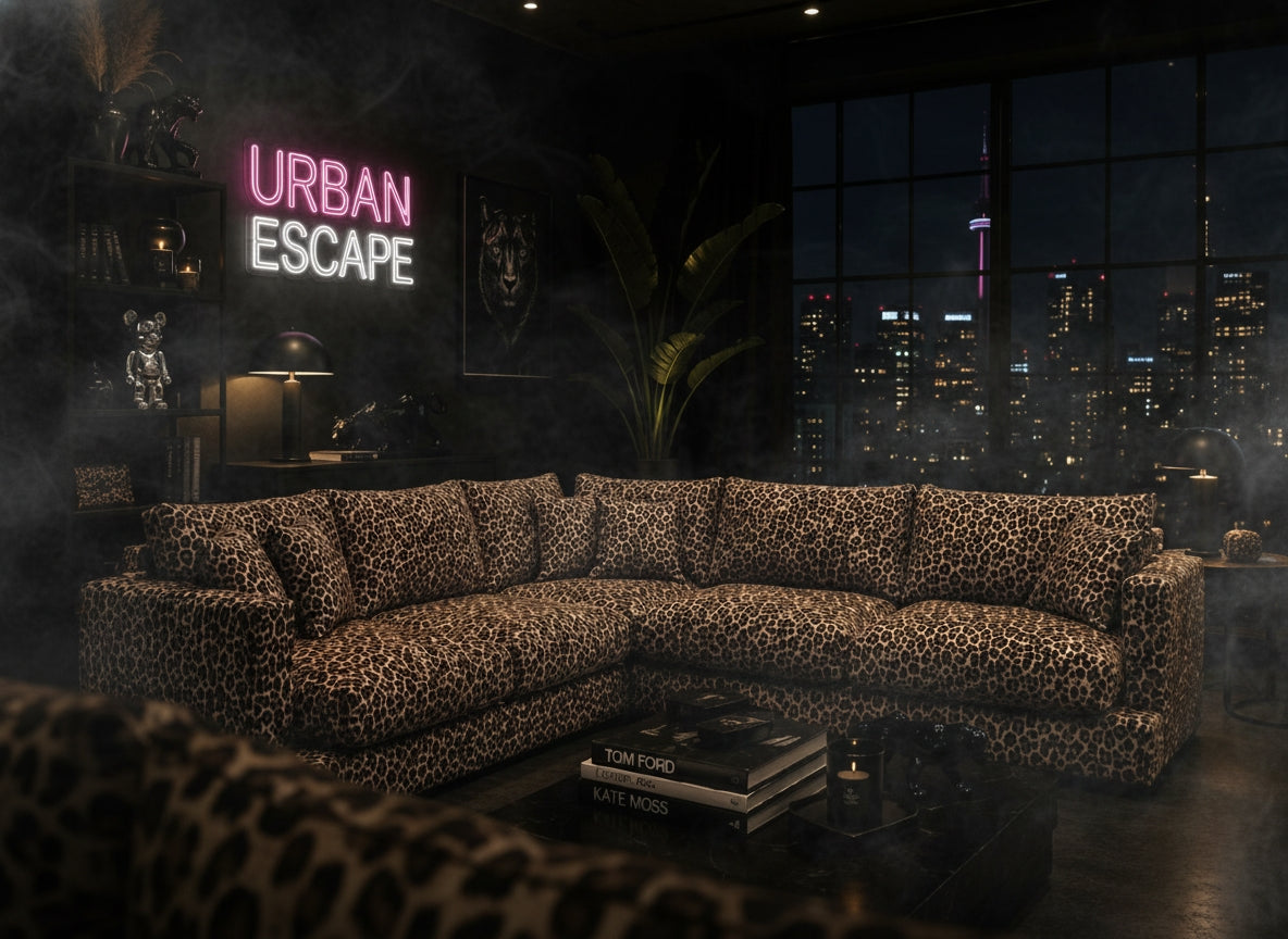 Cloud Corner Lounge Leopard Print - Product Image 6