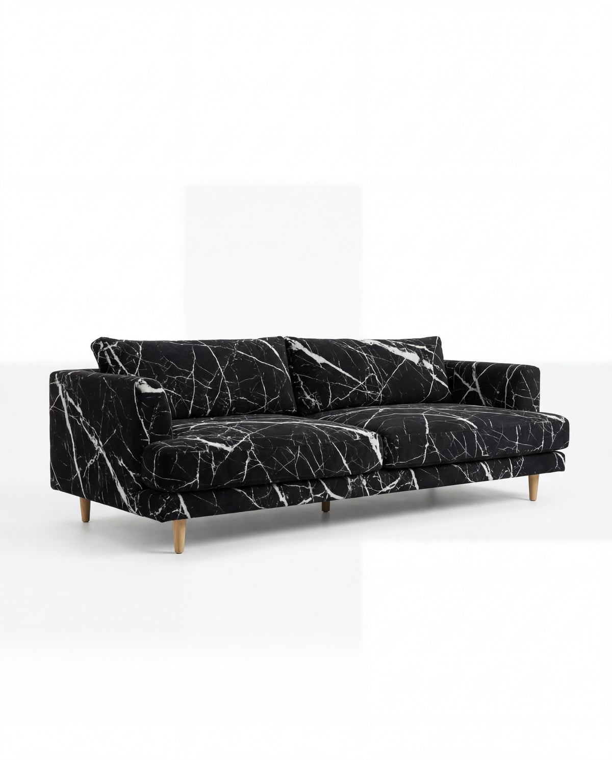 Lightning Black Marble - Room Setting | Vibe Sofas Australia
