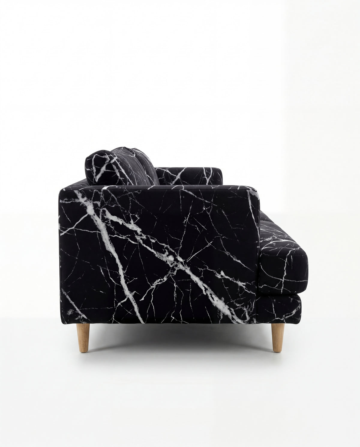 Lightning Black Marble - Detail Close-Up | Vibe Sofas