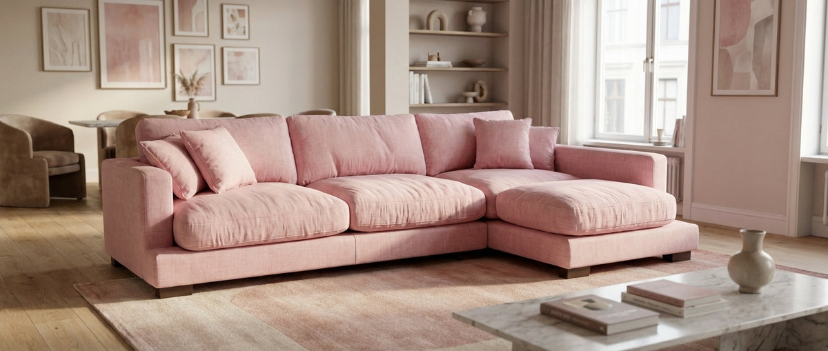 Baby Pink Cloud Chaise Lounge - Alternate Angle