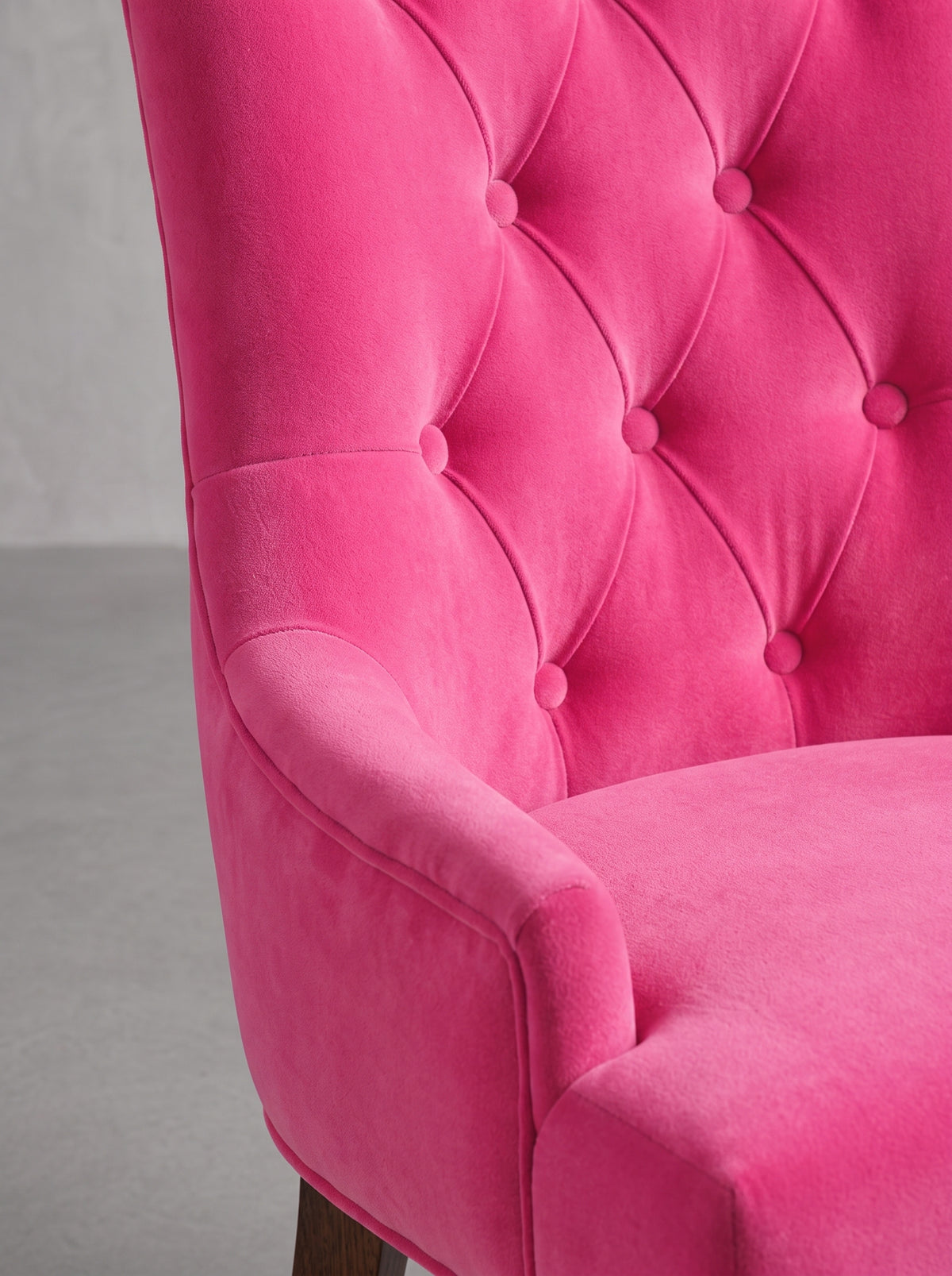 Vibe Dining Chair - Barbie Pink Velvet