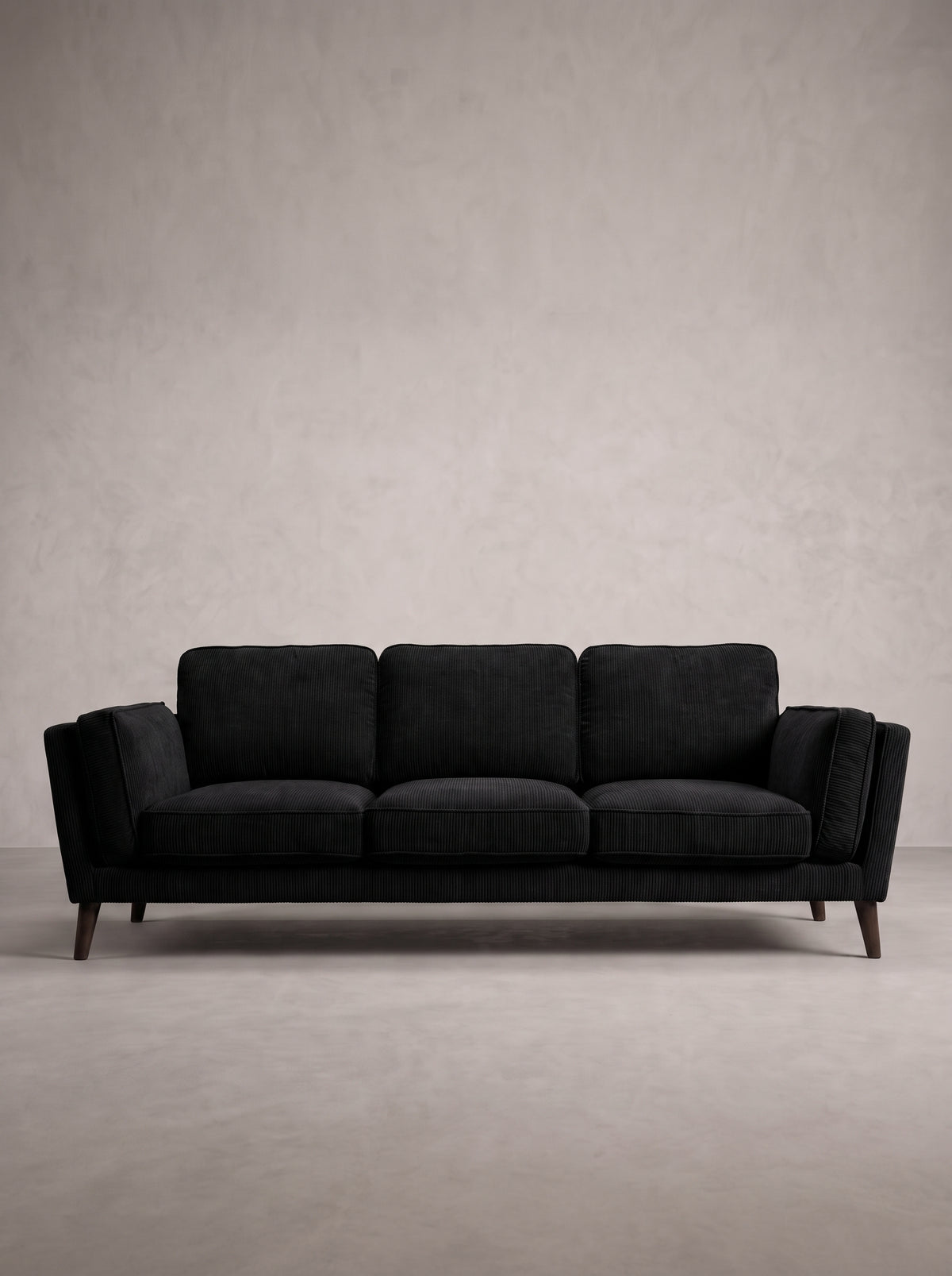Monroe Sofa - Bagira Black Corduroy