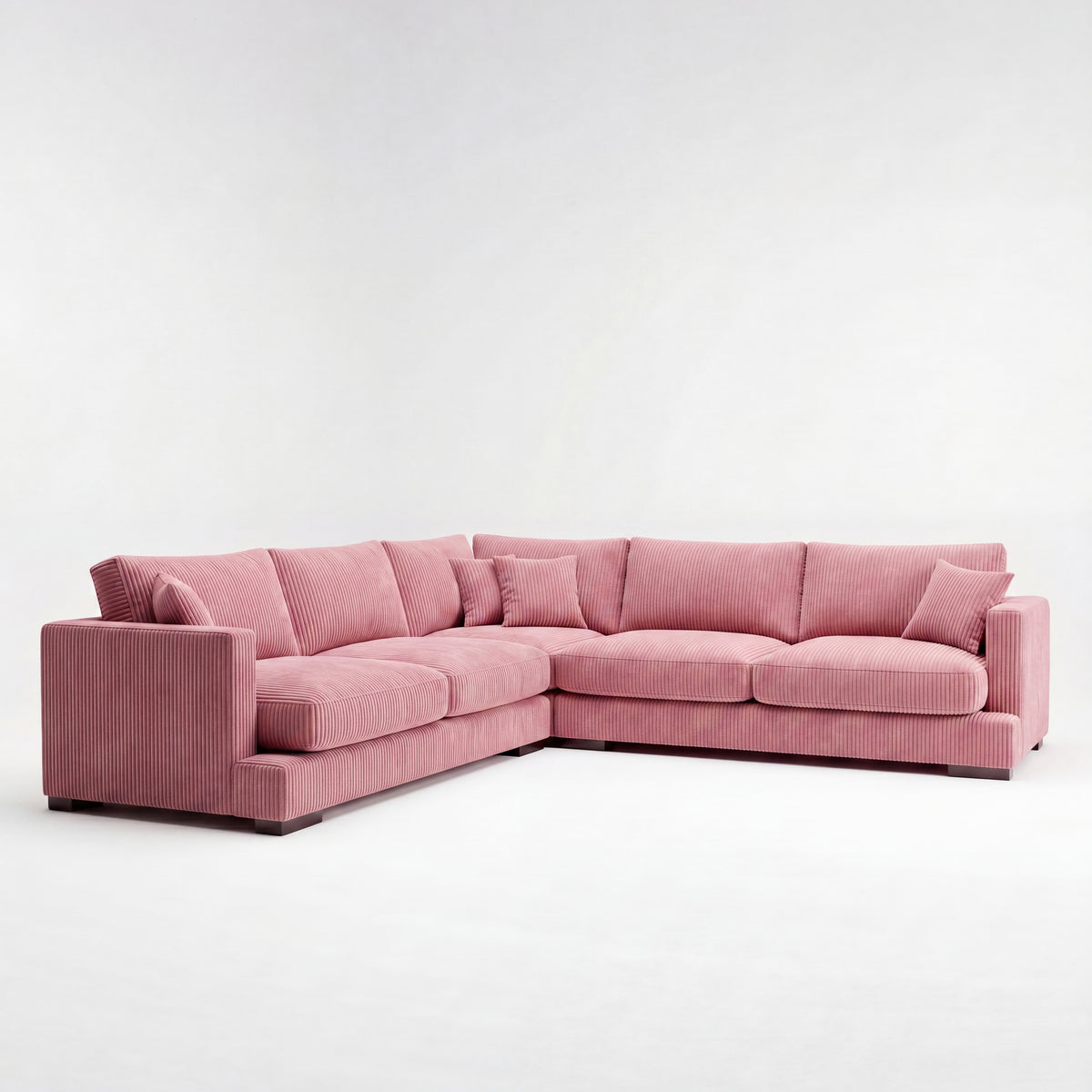 Cloud Corner Lounge Rose Pink Corduroy - Product Image 1